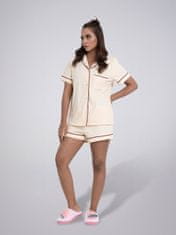 LEAFLETIC Ženski kratek komplet za spanje – udoben in eleganten, S