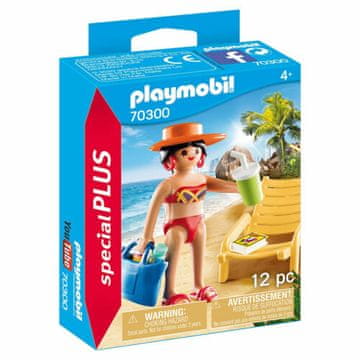 Playmobil Turist z ležalnikom