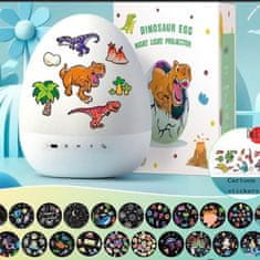 JOJOY® Čarobni projektor nočne lučke z vrtečimi učinki in Bluetooth | DINODREAM
