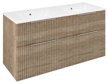 SAPHO CIRASA STRIP Praktična Umyvadlová Skříňka 118x64x46 cm, Dekoracija: Dub Alabama