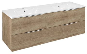 SAPHO CIRASA Kopalniška Omara 140x52x46cm, Dub Alabama