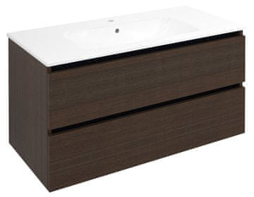 SAPHO EZARA skandinavska umivalna omara, 100x52x46 cm, borov rustik dizajn