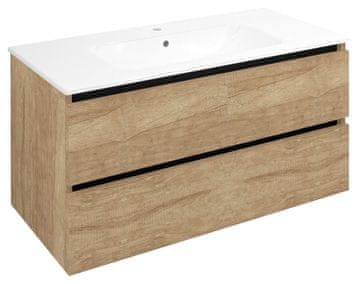 SAPHO Umyvalniška omarica EZARA, 99,8x52x46 cm, Dub Alabama