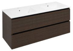 SAPHO EZARA Dvojna Umivalniška Skrijca 120x55x46cm, Rustikalna Borovica