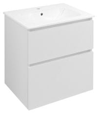 SAPHO EZARA Bela Lesketajoča Umivalniška Omarica 59,2x64x46cm