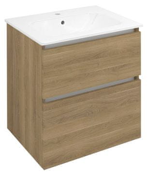SAPHO Eleganten Kopalniški Blok EZARA 59,2x64x46cm, Dub Cuneo