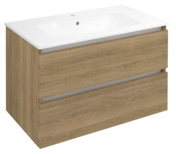 SAPHO EZARA Eleganca Kopalniška Omara 80cm Dub Cuneo