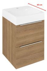 SAPHO EMONA Elegantna Umyvadlová Omarica 39,4x55x39cm v Duhu Cuneo