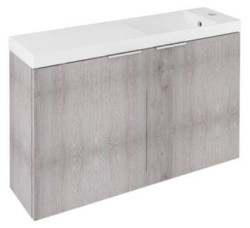 SAPHO Elegantna Kopalniška Omarica LATUS X - Dub Mocca 78,8x50x22cm