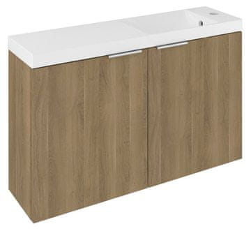 SAPHO Elegantna Kopalniška Omarica LATUS X - Dub Cuneo, 78,8x50x22 cm