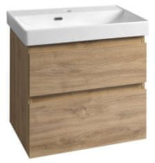 AQUALINE ALTAIR kopalniška omarica 61,5x60x37cm, emporijski hrast