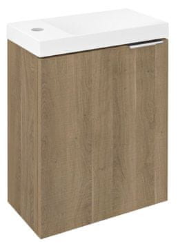 SAPHO Elegantna kopalniška omarica LATUS X, dub cuneo, 39,4x50x22 cm