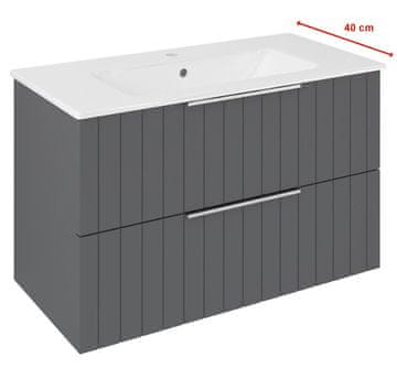 SAPHO Eleganca Carina: Sodobna Omarica 78x54x39cm za Kopalnico