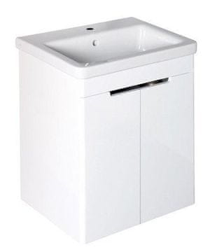 SAPHO Kopalniška omarica ELLA 56,5x65x43cm, bela, MDF/laminat