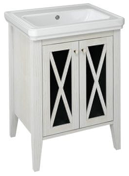 SAPHO Eleganten Umivalniški Ombar CROSS 55x81x43 cm, Starobela