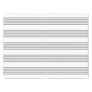 rocada BELA magnetna TABLA 150x200cm SkinBoard z notnim črtovjem NBT-6421MUS2