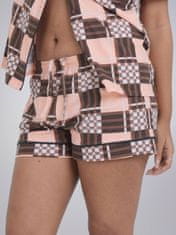 ženski komplet za spanje z vzorcem karo , L