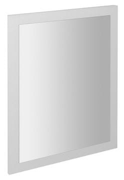 SAPHO Belo Matirano Pravokotno Stensko Ogledalo NIROX 60x80 cm