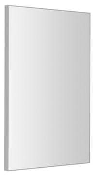 SAPHO VEGA GALERKY Stensko Ogledalo s Platinastim Hrastovim Okvirom 50x80cm, Krom