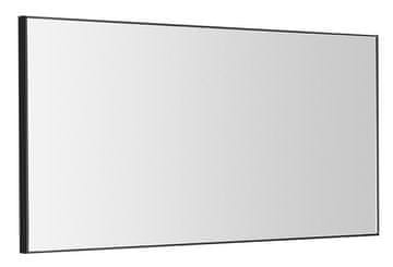 SAPHO AROWANA Pravokotno Kopalniško Ogledalo s Črnim Aluminijastim Okvirjem 120x60cm