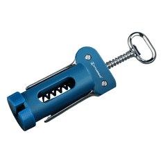 Nikcorp Krilni odpirač za vino 3-v-1, večnamenski odpirač za steklenice z rezalnikom folije, cinkova zlitina, samocentrirni vijak