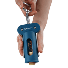 Nikcorp Krilni odpirač za vino 3-v-1, večnamenski odpirač za steklenice z rezalnikom folije, cinkova zlitina, samocentrirni vijak