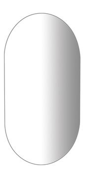 AQUALINE Ovalno Ogledalo AQUALINE 40x70cm Brez Bakra, Protikorozijsko