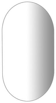AQUALINE Ovalno Ogledalo z Brušenim Robom VORA, 50x85cm, Brez Bakra