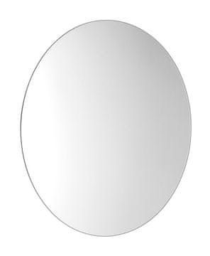 SAPHO Kroglo LED Ogledalo VELUR s Črnim Aluminijastim Okvirjem ø 60cm
