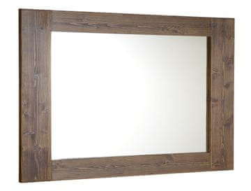 SAPHO Leseno Kopalniško Ogledalo 100x80 cm - Močen Smreka, Serija BRAND