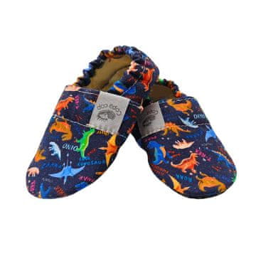 Copa cop Otroški tekstilni copati Barefoot - Dino