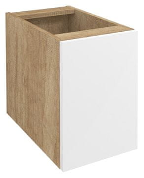 SAPHO WAVE Elegantna Visokokakovostna Spodnja Omara 30x45x47,8cm, Bela/Dub Alabama