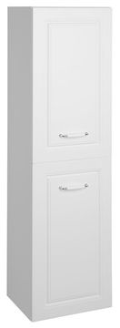 AQUALINE FAVOLO Visoka Kopalniška Omara z Košem 40x150x31 cm, Bela Mat