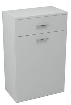 AQUALINE Keramia Fresh Spodnja omarica s košem 50x78x29cm Bela