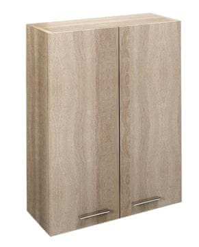 AQUALINE Stenska Omarica ZOJA/KERAMIA FRESH 50x76, Dub Platin