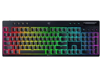 Razer BlackWidow V4 mehanska tipkovnica, Low-profile, rumena stikala, RGB (RZ03-05271500-R3M1)