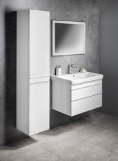 SAPHO Sodoben kopalniški komplet SITIA 80 z mat belim zaključkom