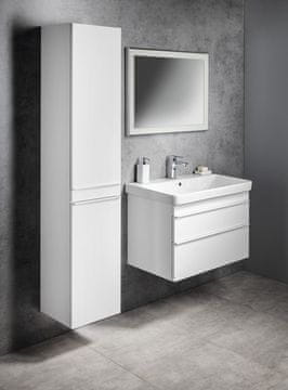 SAPHO Sodoben kopalniški komplet SITIA 80 z mat belim zaključkom