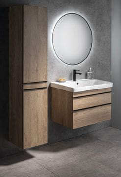 SAPHO Eleganten Kopalniški Set SITIA 80 v Alabamskem Hrastu