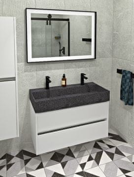 SAPHO Eleganten kopalniški komplet NIRONA 100, bela