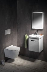 SAPHO Sodobni kopalniški set ELLA 40, levosmerna postavitev, bela design