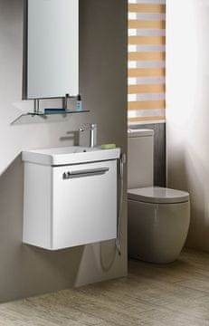 SAPHO Set za kopalnico LATUS VIII 55, eleganten dizajn v beli barvi