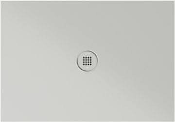 Gsi Keramična tuš kad EXTRA FLAT 100x70cm, mat cenere, protizdrsna, nosilnost 150kg