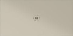 Gsi Pravokotna keramična pršna kad 140x70 cm, creta mat, serija EXTRA FLAT