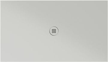 Gsi GSI EXTRA FLAT Keramična Spršna Kad 140x80cm, Siva Mat, Pravokotna, Protizdrsna
