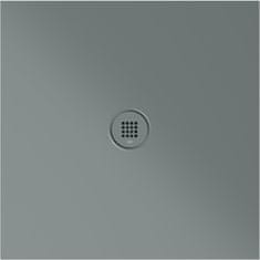 Gsi Keramična kvadratna spršna kad 80x80cm, mat agave, protizdrsna zaščita