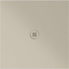 Gsi GSI EXTRA FLAT keramična kvadratna prha 90x90cm, mat bež