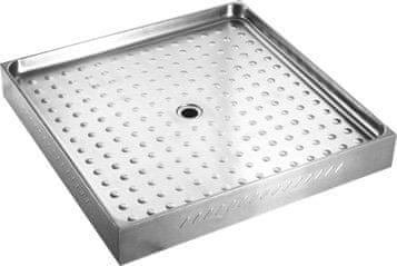 Nofer Hrupna kvadratna mat nerjaveča tuš kabina 80x80x11,5 cm