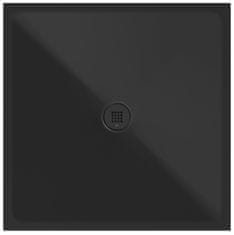 Gsi Črna Mat Kvadratna Keramična Prha 100x100 cm - Eleganca za Vašo Kopalnico