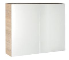 AQUALINE AQUALINE SIMPLEX ECO Kopalniška Omarica z Vrati 30x180x30cm, Bela MDF/Lamino